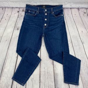 7 For All Mankind Los Angeles Skinny Dark Wash Women’s 29